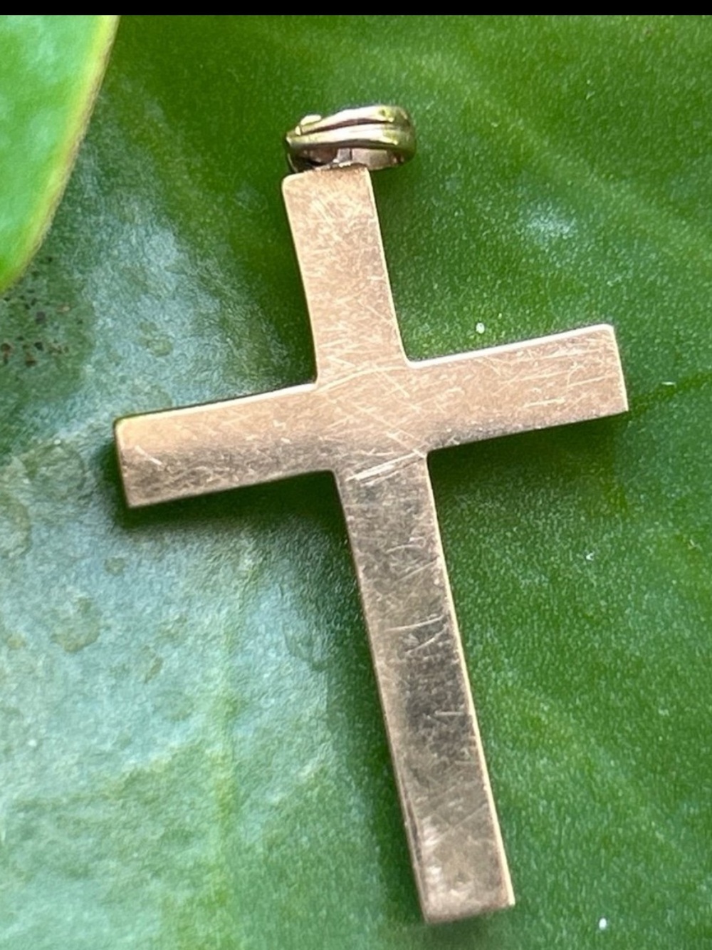 Vintage 10K real solid yellow gold esemco cross pendant not scrap - Picture 3 of 10